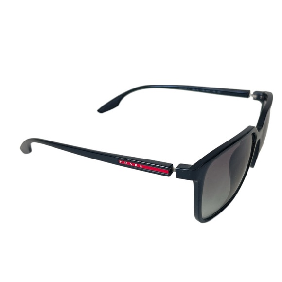 Prada Men’s Sunglasses SPS06V-F square black lens Grey Gradient full rim - Picture 4 of 11